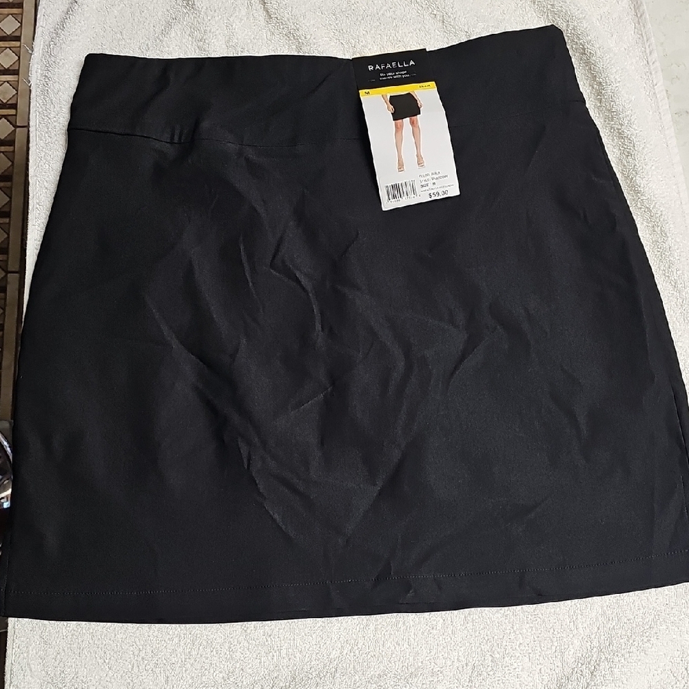 Rafaella Black Stretch Mini Skirt